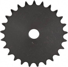 U.S. Tsubaki - 20 Teeth, 1" Chain Pitch, Chain Size 80, "A" Plate Roller Chain Sprocket - 15/16" Bore Diam, 6.392" Pitch Diam, 6.91" Outside Diam - Best Tool & Supply