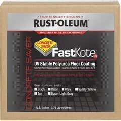 Rust-Oleum - 1 Gal Gray Gloss Finish Floor Coating - 400 Sq Ft per Gal, Interior/Exterior, <50 gL VOC Compliance - Best Tool & Supply