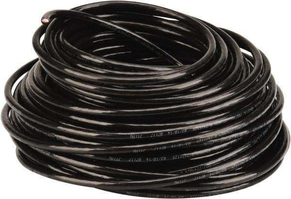 Southwire - THHN/THWN, 6 AWG, 55 Amp, 100' Long, Stranded Core, 19 Strand Building Wire - Black, Thermoplastic Insulation - Best Tool & Supply