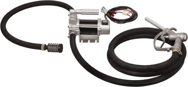 PRO-LUBE - 12 GPM, 3/4" Hose Diam, Kerosene & Diesel Pump - Aluminum Die Cast Pump, 3/4" Inlet, 3/4" Outlet, 12 VDC, 13' Hose Length, 1/4 hp - Best Tool & Supply