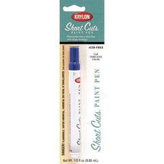 Krylon - 0.33 oz Ocean Blue Gloss Finish Paint Pen - Pen, Direct to Metal, 520 gL VOC Compliance - Best Tool & Supply