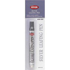 Krylon - 0.33 oz Silver Metallic Finish Paint Pen - Leafing, Direct to Metal, 875 gL VOC Compliance - Best Tool & Supply