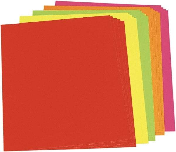 Pacon - Neon Color Poster Board, 28 x 22", Green/Orange/Pink/Red/Yellow 25/Ctn, Poster Board - Use with Easel Stands, Tabletops or Any Supporting Surface - Best Tool & Supply