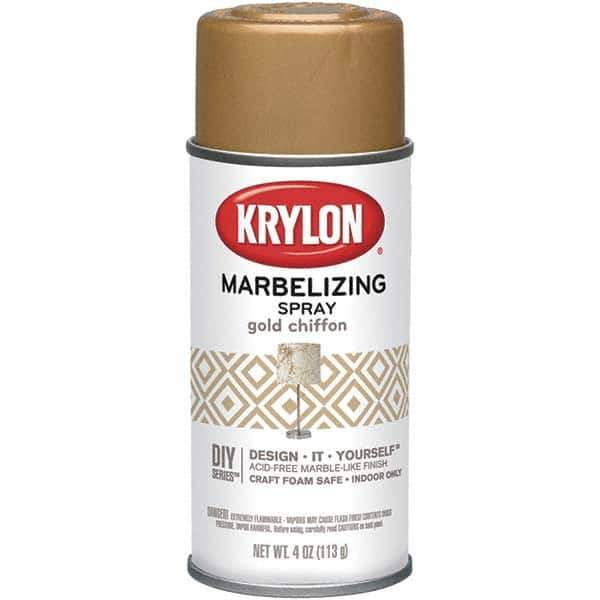 Krylon - Gold Chiffon, Textured, Craft Paint Spray Paint - 4 oz Container - Best Tool & Supply