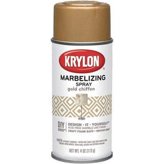 Krylon - Gold Chiffon, Textured, Craft Paint Spray Paint - 4 oz Container - Best Tool & Supply