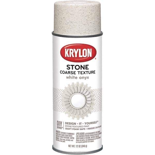 Krylon - White Onyx, Textured, Craft Paint Spray Paint - 12 oz Container - Best Tool & Supply