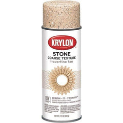 Krylon - Travertine Tan, Textured, Craft Paint Spray Paint - 12 oz Container - Best Tool & Supply