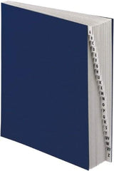 Pendaflex - 8-1/2 x 11", Letter Size, Dark Blue, A-Z Indexed Expanding Files - Best Tool & Supply