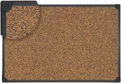 UNIVERSAL - 24" Wide x 18" High Cork Bulletin Bar - Natural (Color) - Best Tool & Supply