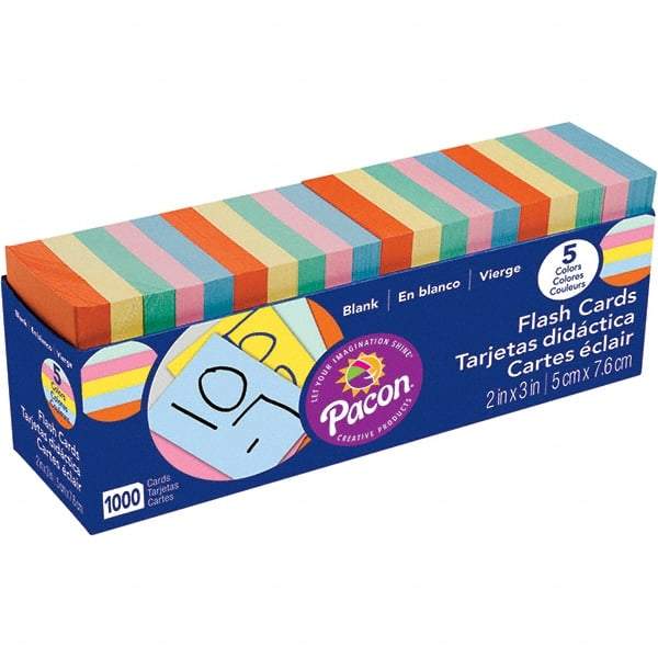 Pacon - 1,000 Blank Flash Cards - 2 x 3" - Best Tool & Supply