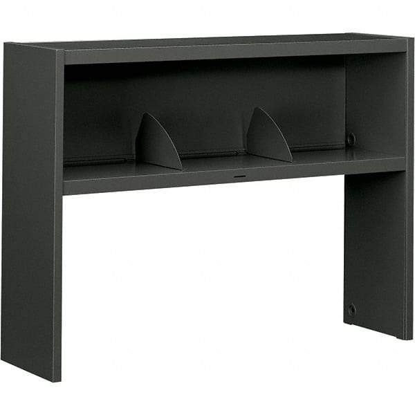 Hon - 48" Long x 34-3/4" High x 13-1/2" Deep, Kneespace Credenza - Charcoal (Color), High-Pressure Laminate/Steel - Best Tool & Supply