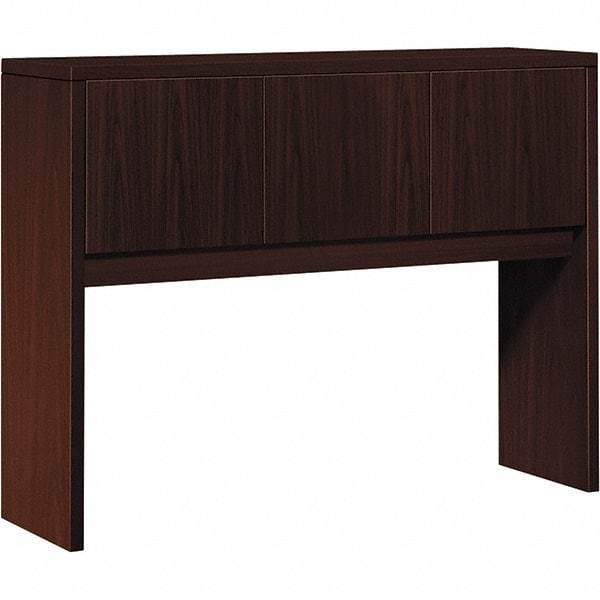 Hon - 48" Long x 37.13" High x 14.63" Deep, Kneespace Credenza - Mahogany (Color), Woodgrain Laminate - Best Tool & Supply