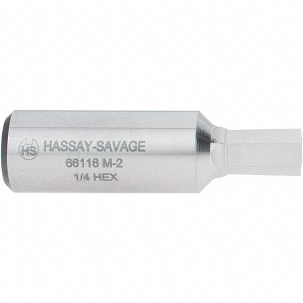 Hassay-Savage - 1/4" Hexagon Rotary Broach - 3/8" Depth of Cut, 1/2" Shank - Best Tool & Supply