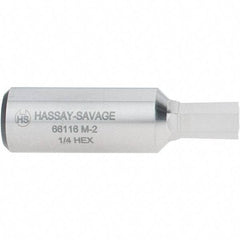 Hassay-Savage - 1/4" Hexagon Rotary Broach - 3/8" Depth of Cut, 1/2" Shank - Best Tool & Supply