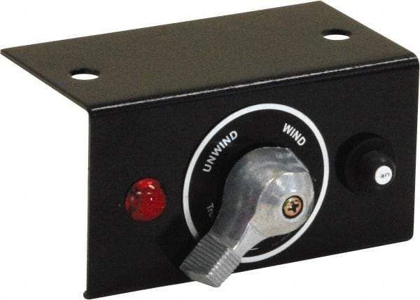 Buyers Products - 3 Position, 50 Amp, Automotive Rotary Switch - On-Off-On Sequence, 1 Switch, Black - Best Tool & Supply