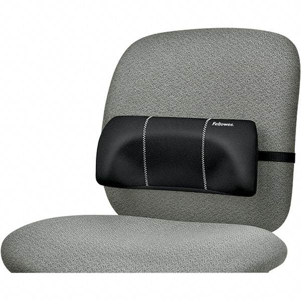 FELLOWES - Black Back Support - For Office Chairs, Car Seat & Home Use - Best Tool & Supply