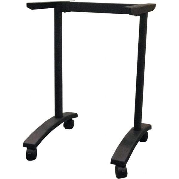 ALERA - 19-3/4" Long x 24-1/2" Wide x 28.38" High Stationary Training Table - Black, Steel - Best Tool & Supply