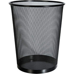 Universal One - Black Wastebasket - Use with Office Supplies - Best Tool & Supply