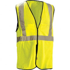 OccuNomix - Size 2X/3XL Hi-Vis Yellow Mesh Breakaway High Visibility Vest - Best Tool & Supply