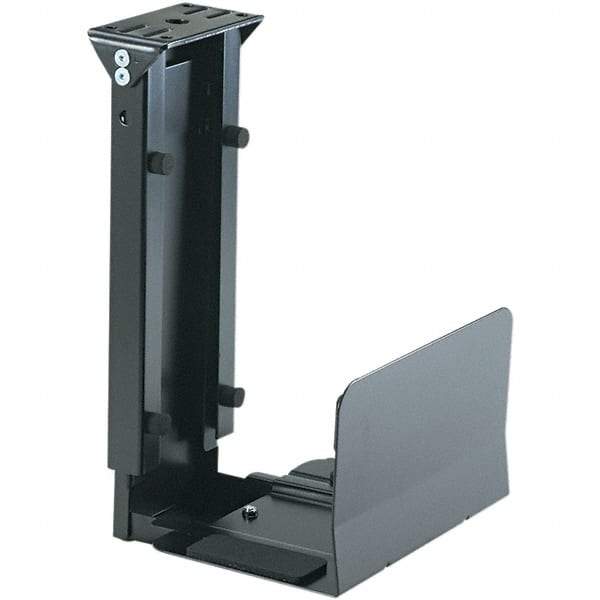 Safco - Black Underdesk CPU Holder - Use with Desk - Best Tool & Supply