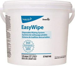 Diversey - Pre-Moistened General Purpose Wipes - Refill, 24-7/8" x 8-5/8" Sheet Size, White - Best Tool & Supply