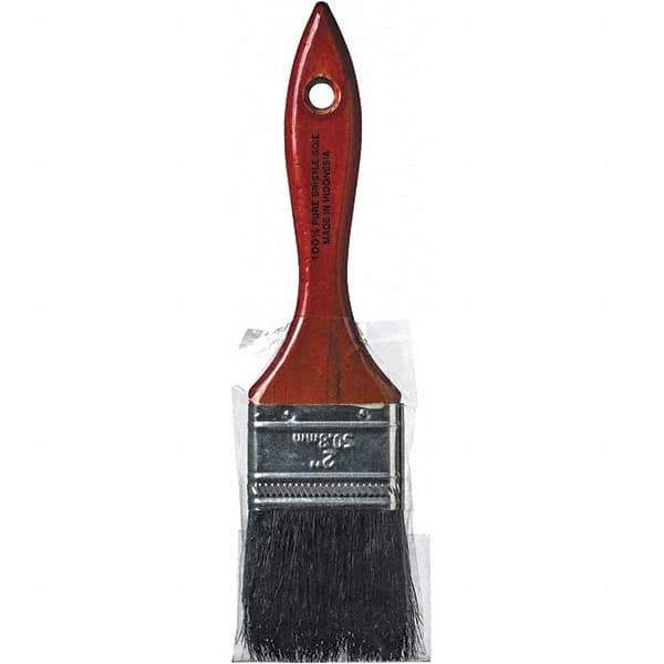 Rubberset - 2" Flat Hog Chip Brush - Wood Beavertail Handle - Best Tool & Supply