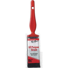 Rubberset - 1-1/2" Flat Synthetic Trim Brush - Plastic Thin Kaiser Handle - Best Tool & Supply