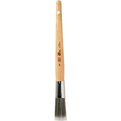 Bestt-Liebco - 13/16" Angled Nylon/Polyester Sash Brush - Wood Sash Handle - Best Tool & Supply