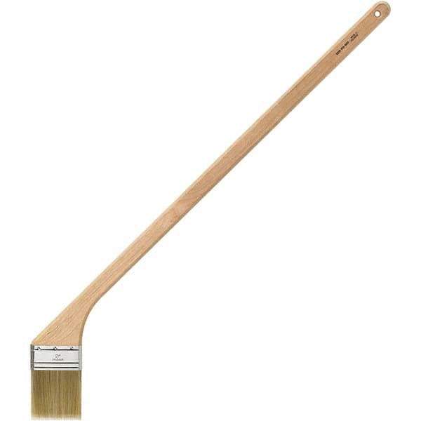 Bestt-Liebco - 3" Angled Synthetic Hockey Stick Brush - Wood Hockey Stick Handle - Best Tool & Supply