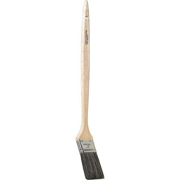 Bestt-Liebco - 16" Angled Hog Bent Radiator Brush - Wood Bent Radiator Handle - Best Tool & Supply