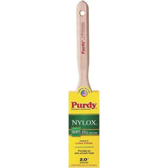 Purdy - 2" Flat Synthetic Trim Brush - Wood Fluted Handle - Best Tool & Supply