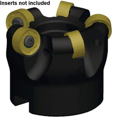 Kennametal - 36mm Cut Diam, 3.96mm Max Depth, 22mm Arbor Hole, 4 Inserts, RNGJ1605M0____ Insert Style, Indexable Copy Face Mill - RODEKA 16 Cutter Style, 26,000 Max RPM, 50mm High, Through Coolant, Series Rodeka - Best Tool & Supply