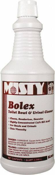 Misty - 32 oz Bottle Liquid Toilet Bowl Cleaner - Wintergreen Scent, Nonacidic, Toilets - Best Tool & Supply