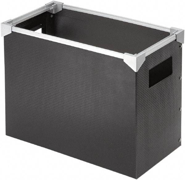 Pendaflex - Black & Silver Portable Storage Box - Poly - Best Tool & Supply