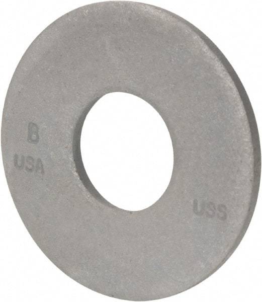 Bowmalloy - 1-1/4" Screw, Grade 9 Steel SAE Flat Washer - 1-3/8" ID x 2-1/2" OD, 11/64" Thick, Bowma-Guard Finish - Best Tool & Supply