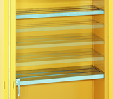 43 x 18 (Yellow) - Extra Shelves for use with Flammable Liquids Safety Cabinets - Best Tool & Supply