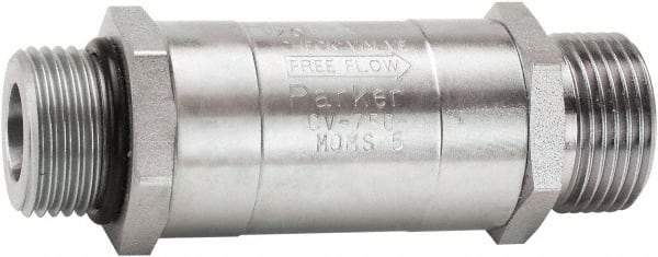 Parker - 13 GPM 9/16-18 Inlet Steel Hydraulic Control Valve - 3,000 psi, 0.81" Wide x 1-3/4" Long - Best Tool & Supply