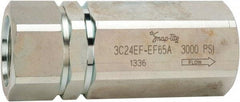 Parker - 90 GPM 1-5/8-12 Inlet Steel Hydraulic Control Valve - 3,000 psi, 2" Wide x 5.76" Long - Best Tool & Supply