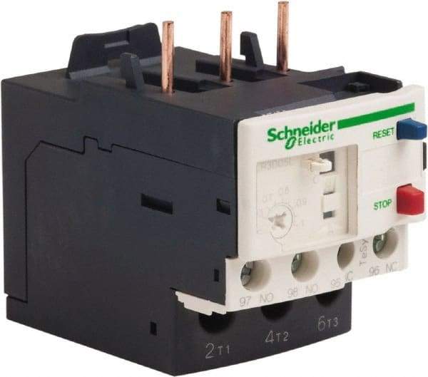 Schneider Electric - 3 Pole, NEMA Size 00-1, 0.63 to 1 Amp, 690 VAC, Thermal NEMA Overload Relay - Trip Class 20, For Use with LC1D09, LC1D12, LC1D18, LC1D25, LC1D32 and LC1D38 - Best Tool & Supply