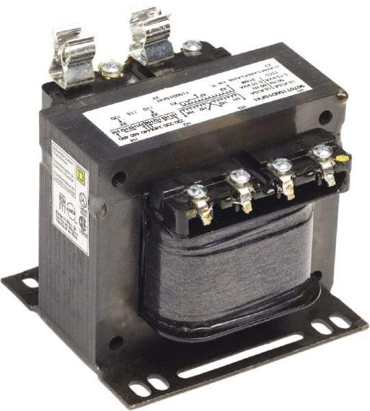 Square D - 150 VA, Top Mount Fuse Block Control Transformer - 50/60 Hz, 3.59 Inch Deep x 3.2 Inch High - Best Tool & Supply