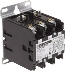 Square D - 3 Pole, 25 Amp Inductive Load, Definite Purpose Contactor - 35 Amp Resistive Rating - Best Tool & Supply