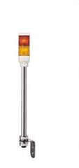 Schneider Electric - LED Lamp, Orange, Red, Steady, Preassembled Stackable Tower Light Module Unit - 24 VAC/VDC, 50 Milliamp, IP23, IP54 Ingress Rating, Pipe Mount - Best Tool & Supply