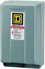 Square D - 1 NEMA Rated, 2 Pole, Mechanically Held Lighting Contactor - 30 A (Tungsten), 110 VAC at 50 Hz, 120 VAC at 60 Hz - Best Tool & Supply