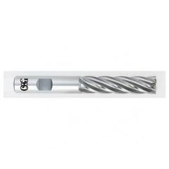 7/16 Dia. x 3-3/4 Overall Length 4-Flute Square End HSS-CO SE End Mill-Round Shank-Non-Center Cutting-Uncoated - Best Tool & Supply