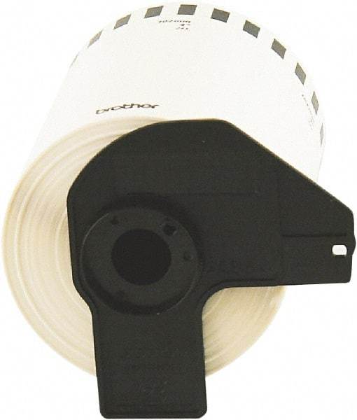 Brother - 5.2" Wide x 100" Long, White Paper Label Tape - For Charts - Best Tool & Supply