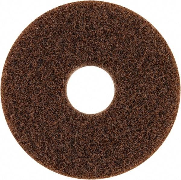 Oreck - Scrubbing Pad - 12" Machine, Brown Pad, Abrasive - Best Tool & Supply