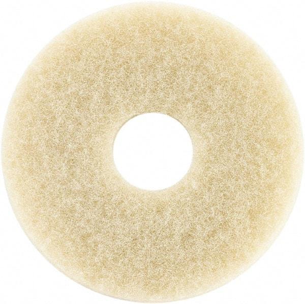 Oreck - Polishing Pad - 12" Machine, Beige Pad, Cotton - Best Tool & Supply