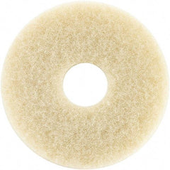 Oreck - Polishing Pad - 12" Machine, Beige Pad, Cotton - Best Tool & Supply