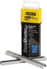 Stanley Bostitch - 1/4" Leg Length, Steel Staple Gun Staples - 80 Sheet Capacity, For Use with Stanley TR150 - Best Tool & Supply