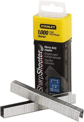 Stanley Bostitch - 1/2" Leg Length, Steel Staple Gun Staples - 80 Sheet Capacity, For Use with Stanley TR150 - Best Tool & Supply